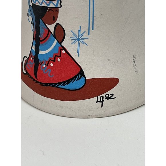 Sandstone Creations  DeGrazia Albuquerque Fiesta Christmas Bell Ornament - Picture 11 of 12